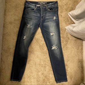Distressed jeans from American Eagle
